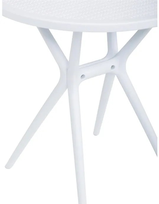 Autronic BONTEC Jedálenský stôl 65x65cm, plast, biela, DT-X7007 WT Farba: Biela