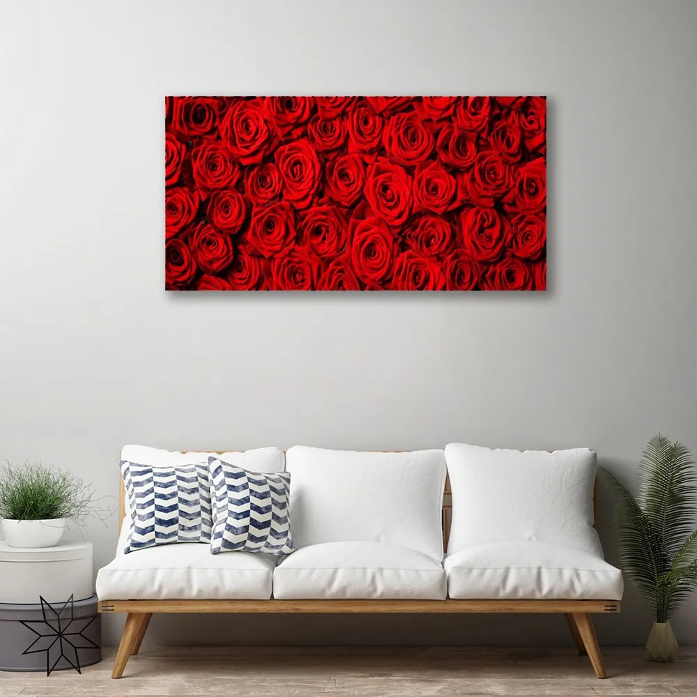 Obraz na plátne Ruže 120x60 cm
