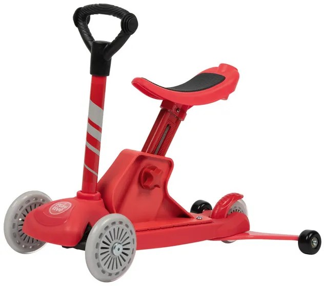 Playtive Detská kolobežka 4 v 1 (červená)  (100372149)