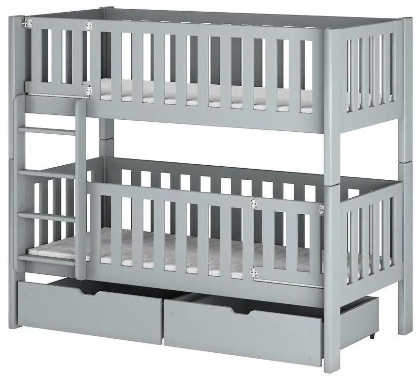 Posteľ Ksawery 80x180 grey