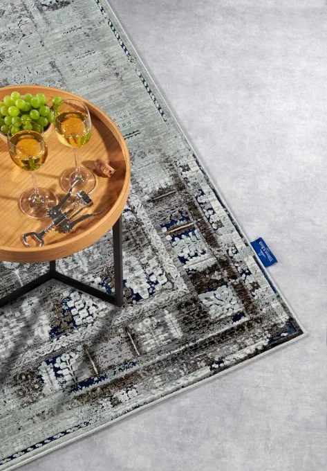Koberec Villeroy & Boch Kollektion 1809 Agnes svetlozelený / viacfarebný