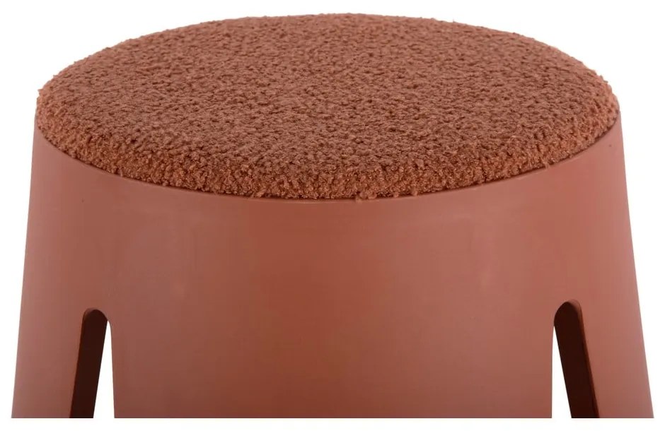 Svetločervená plastová stolička Savor – Leitmotiv