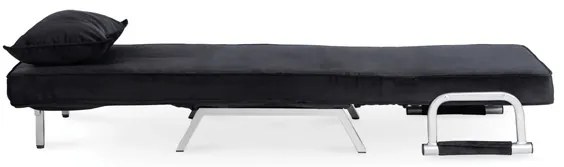 Kreslo pohovka rozkladacia PRATO čierna - vintino.sk