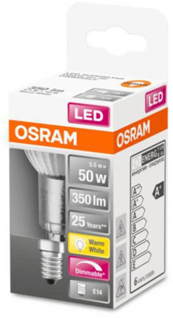 OSRAM LED žiarovka E14 4,8W PAR16 2 700K stmieva