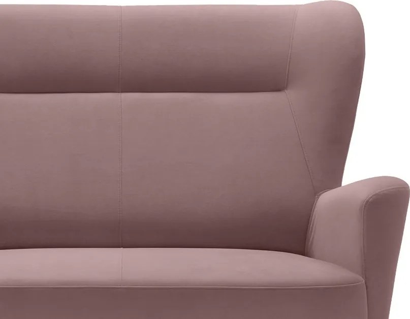 Dvojmiestna pohovka Next, staroružová látka