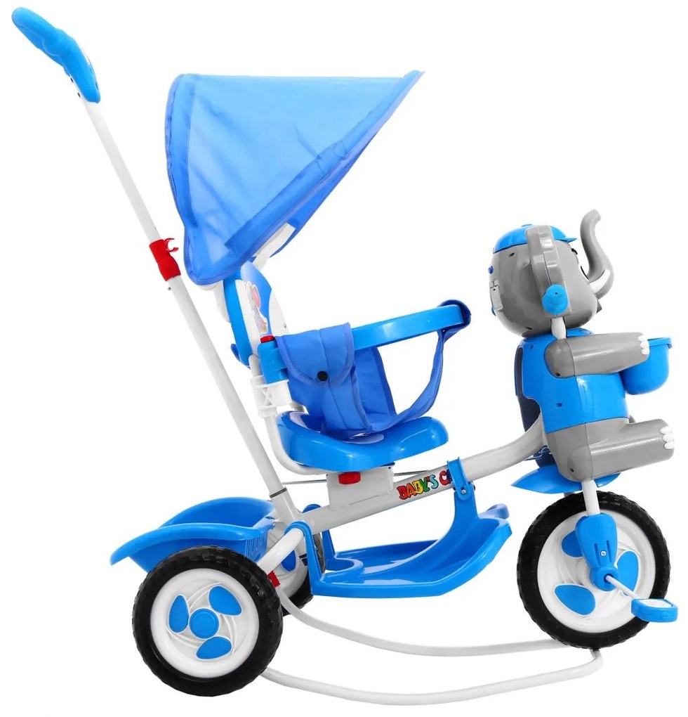Trojkolesový bicykel Happy Blue Elephant B35-2