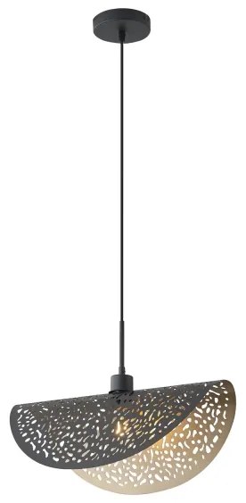 Luster na lanku 1xE27/15W/230V čierna