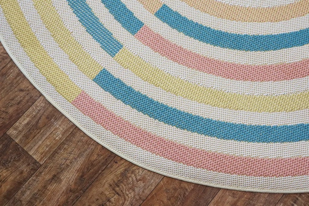 TRHÁK: Kusový koberec Star 17636-068 - na von aj na doma, 160x230 ovál, viacfarebná, chodba / predsieň, Balta