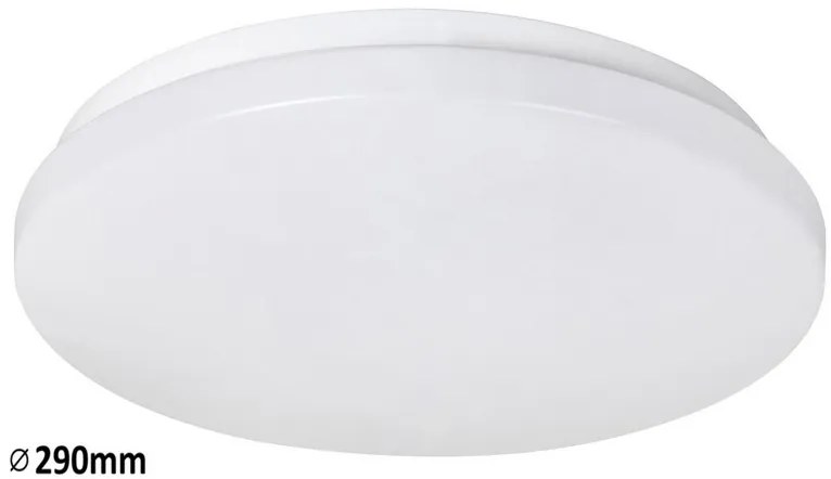 Rabalux LED stropné svietidlo Rob 1x20W | 1400lm | 4000K - priemer 29cm, biela