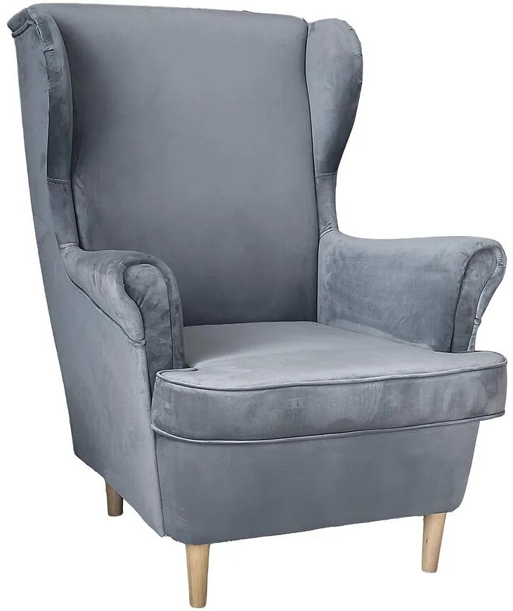 Kreslo Kingston Royal 28 00/1, sivé