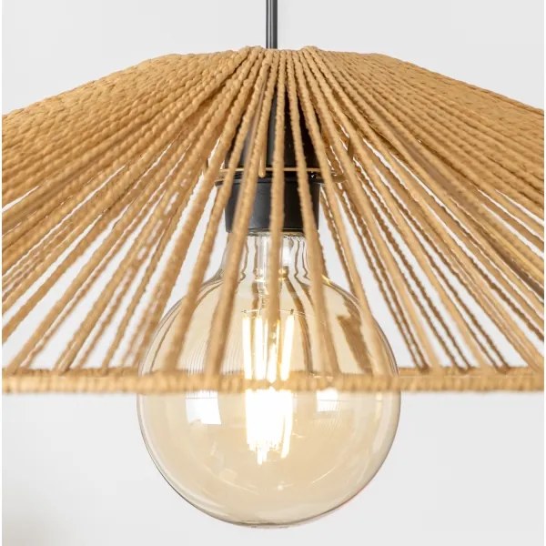 Brilagi - LED luster na lanku CERIA BOHO 1xE27/40W/230V pr. 90 cm hnedý