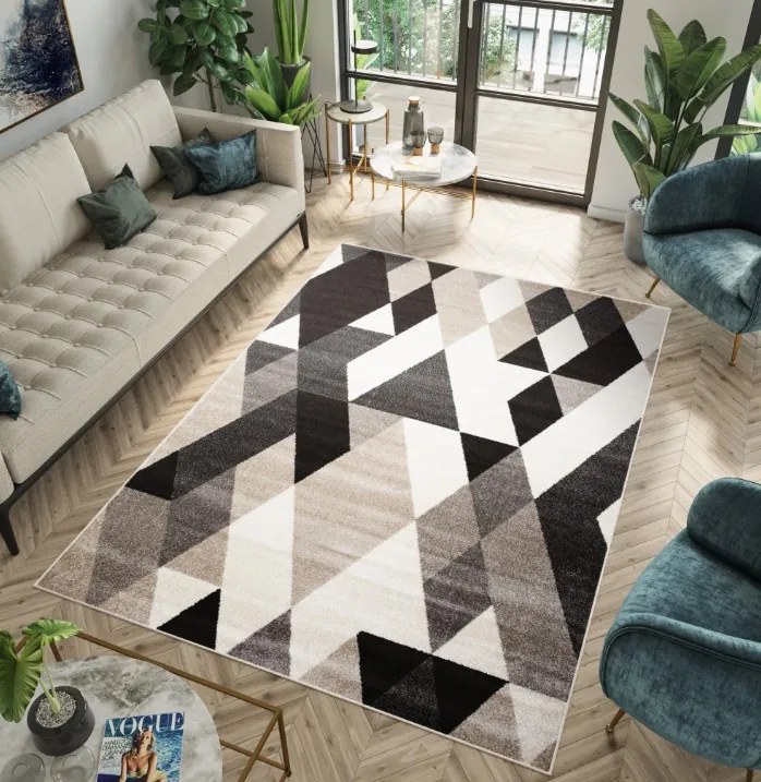 Moderný koberec s farebným vzorom Šírka: 80 cm | Dĺžka: 150 cm