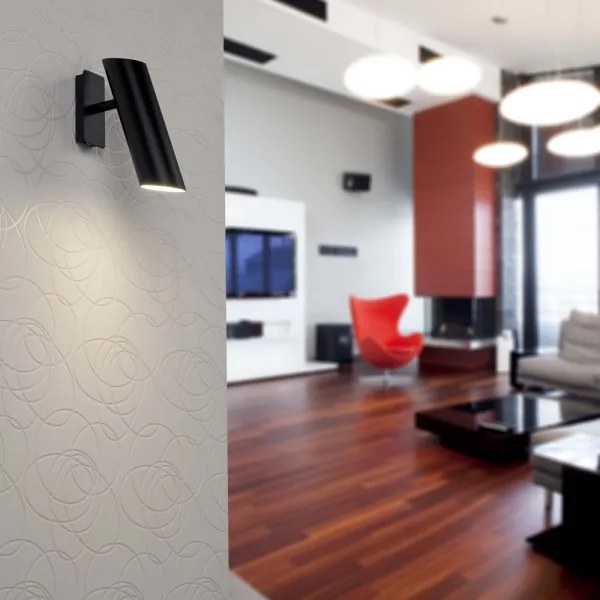 FARO 29874 - Nástenné svietidlo LINK 1xGU10/11W/230V čierna