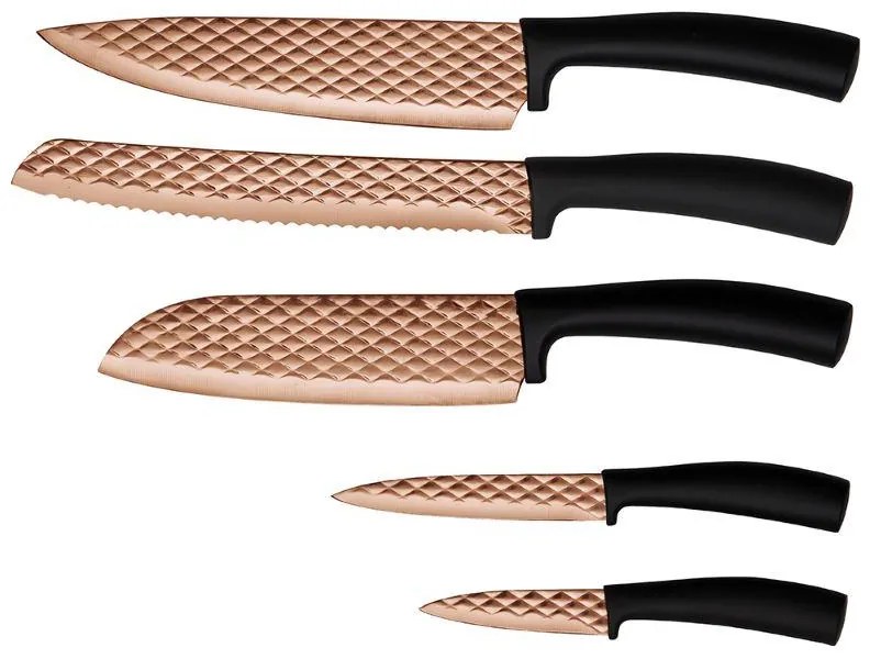 BERLINGERHAUS Metallic Line BH-2612 sada kuchynských nožov, 5 ks