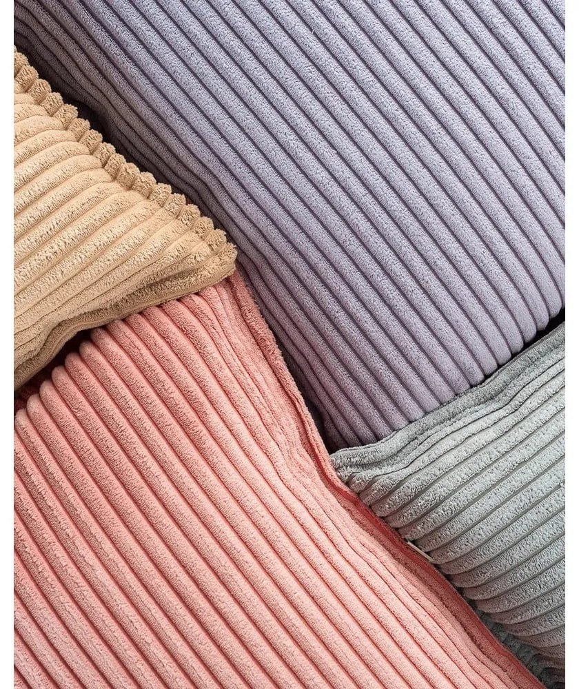 Modrý menčestrový detský pohovkový vankúš Block – Wigiwama