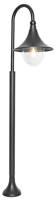 Klasická vonkajšia lampa čierna 125 cm IP44 - Daphne