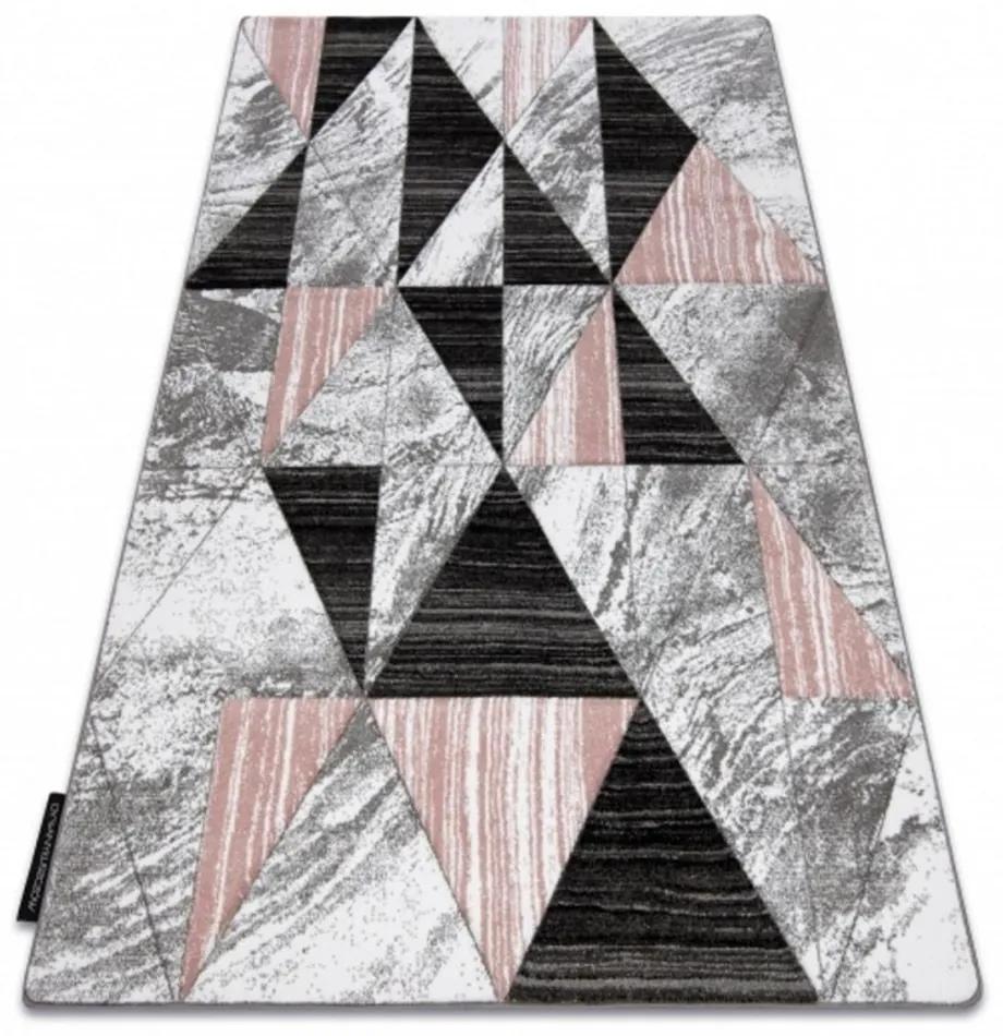 Kusový koberec Nano sivoružový 280x370cm