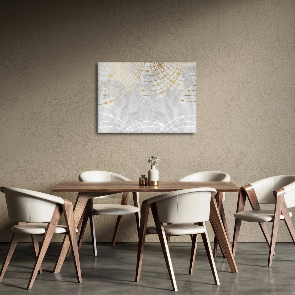Obraz - Betón s dizajnom (70x50 cm)