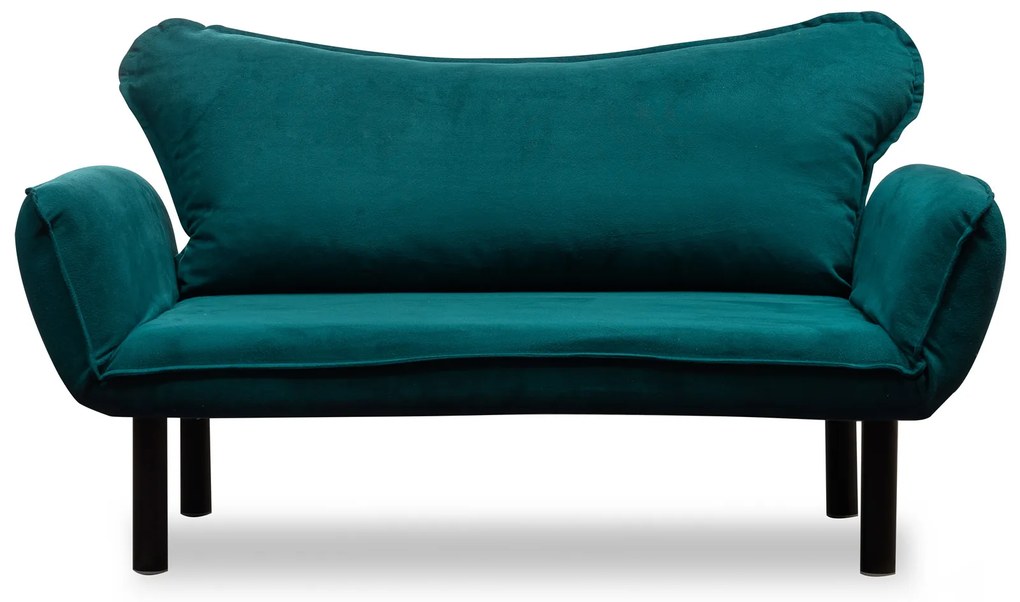 Rozkladacia pohovka dvojsed Chatty (petrolejová). Akcia -14%. Vlastná spoľahlivá doprava až k Vám domov. 1062610