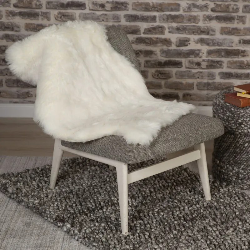 Obsession, DOPREDAJ: 55x85 tvar kožešiny cm Kusový koberec Samba 495 Ivory (tvar kožešiny), 55x85 tvar kožušiny, biela, obývacia izba