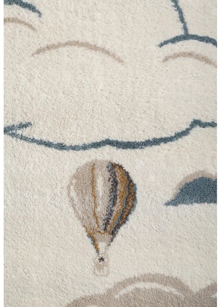 Krémový detský koberec 160x235 cm Hot Air Balloon – Hanse Home