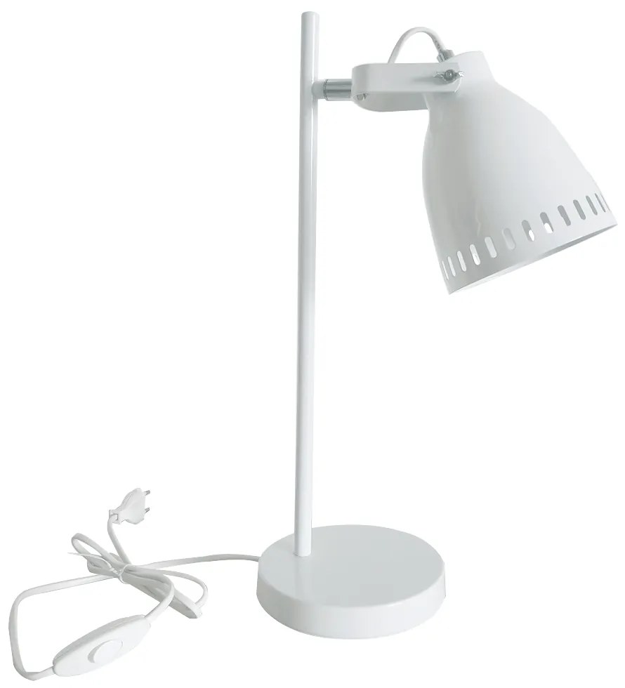 Biela stolná lampa AIDEN TYP 1