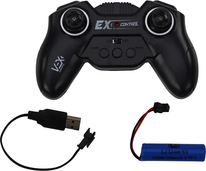 LEAN Toys Dvojposchodový autobus Diaľkovo ovládané RC svetlá