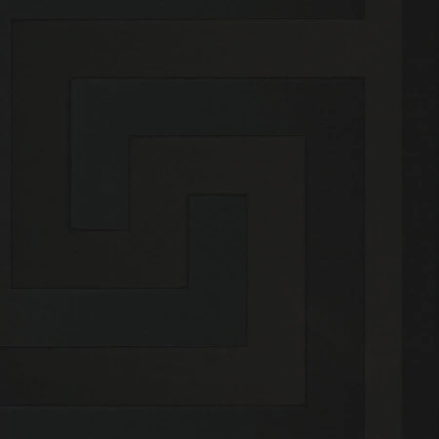 Vliesové tapety na stenu Versace III 93523-4, rozmer 10,05 m x 0,53 m, grécky kľúč čierny, A.S. Création