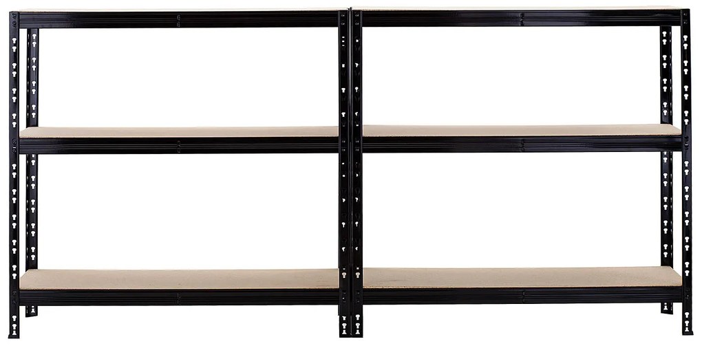 Trestles 5x Policový regál RR2 2300x1200x450, černý 5XRR2-KLB4512-6