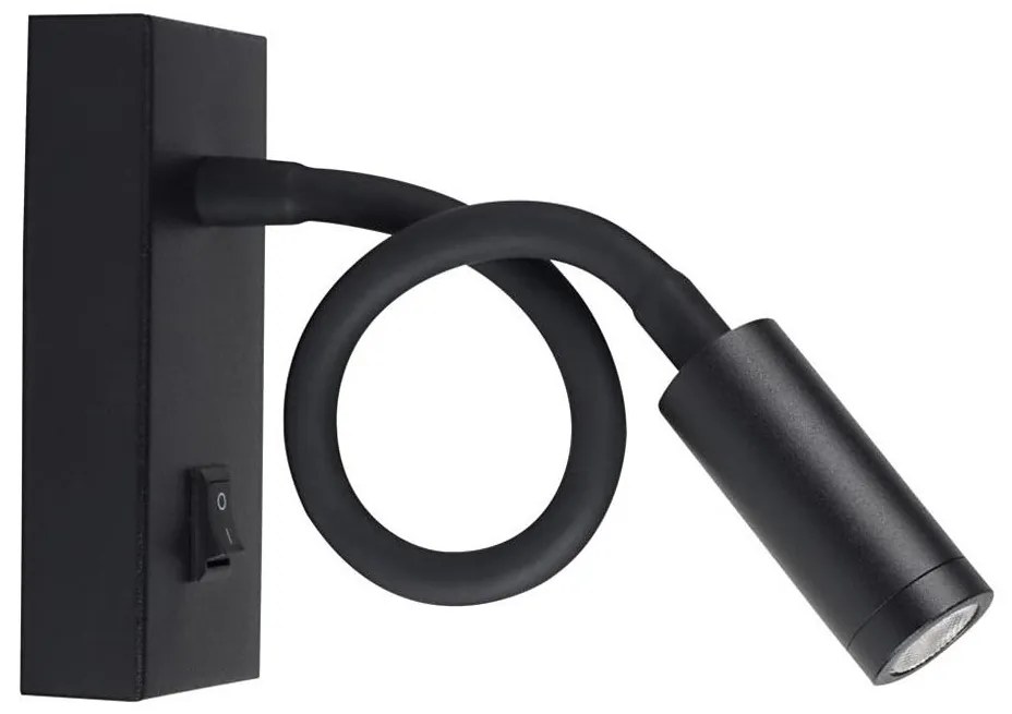 Kanlux 32522 - LED Flexibilná lampička TONIL LED/2,7W/230V čierna