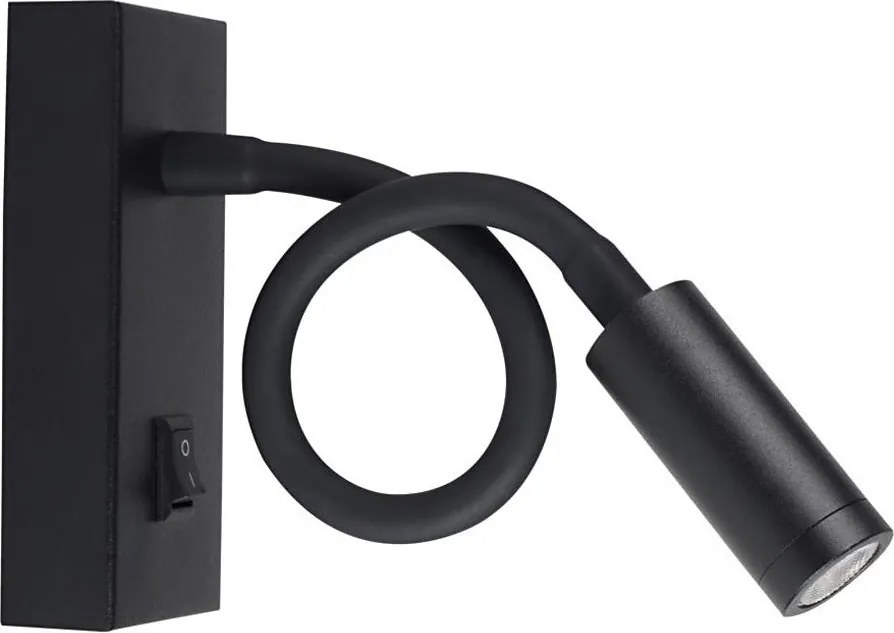 Kanlux 32522 - LED Flexibilná lampička TONIL LED/2,7W/230V čierna