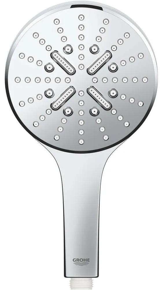 GROHE Rainshower SmartActive ručná sprcha 3jet EcoJoy, priemer 130 mm, chróm, 26574000