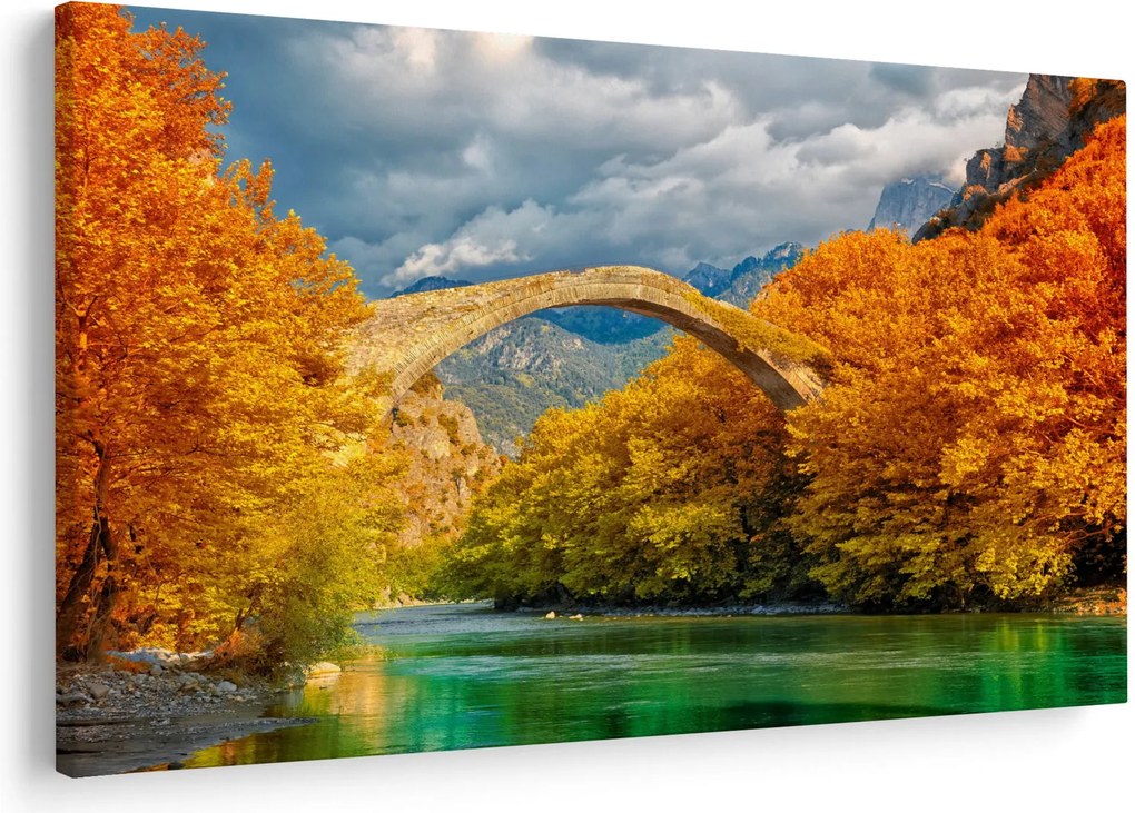 Obraz - Konitsa most (90x60 cm)