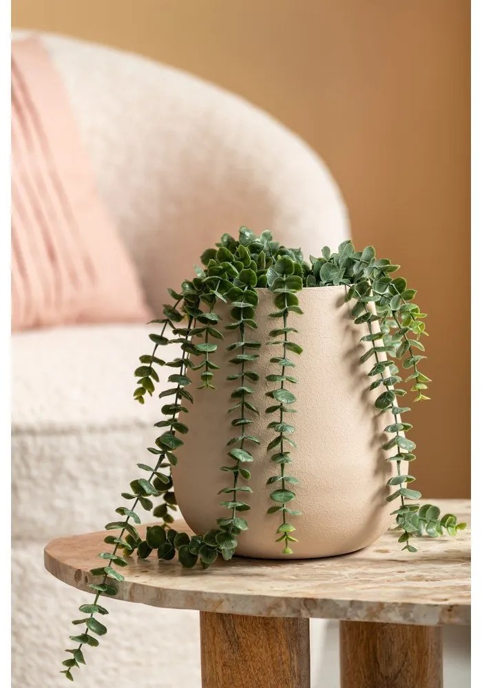 Odkladací stolík s doskou v dekore mramoru 50x75 cm Organic – Leitmotiv