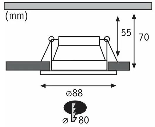 Paulmann 93410 - SADA 3xLED/6,5W IP44 Stmievateľné kúpeľňové svietidlo COLE 230V