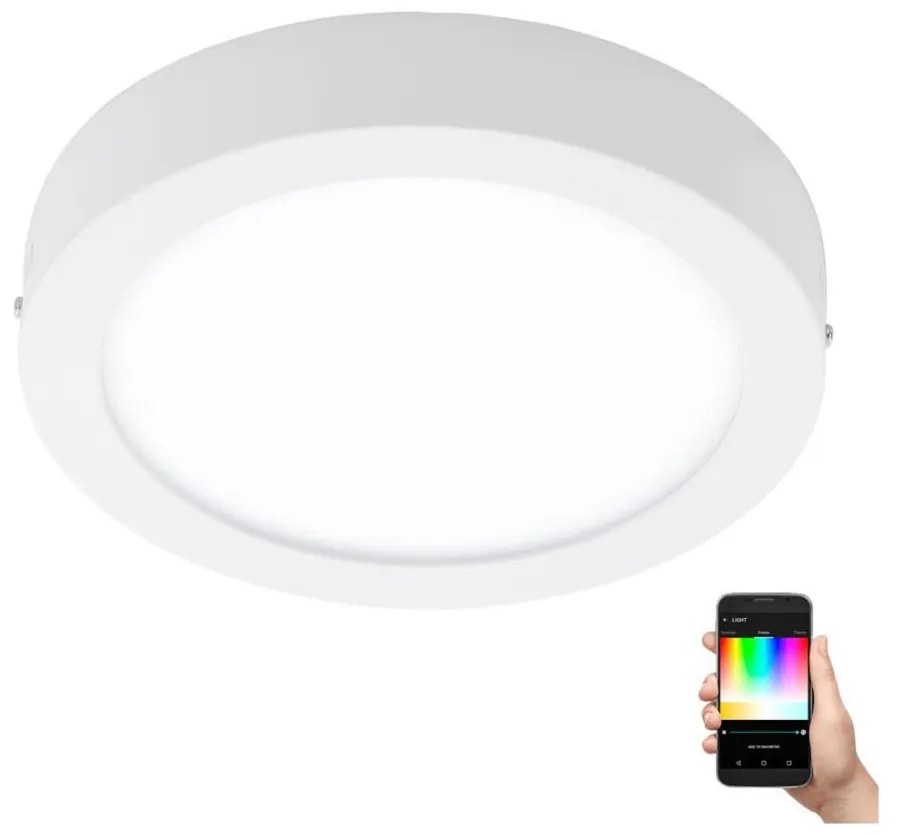 Eglo - LED RGBW Stlmiteľné stropné svietidlo FUEVA-C LED/21W/230V