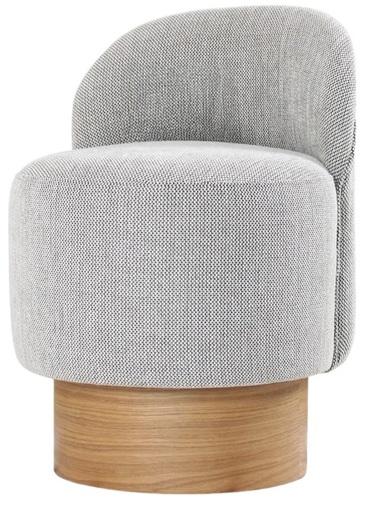 Barren Pouf Grey Stool