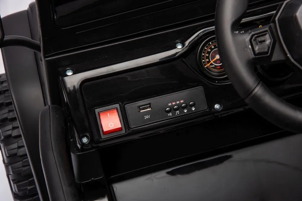 LEAN CARS Autobatéria YSA8813 Black 24V