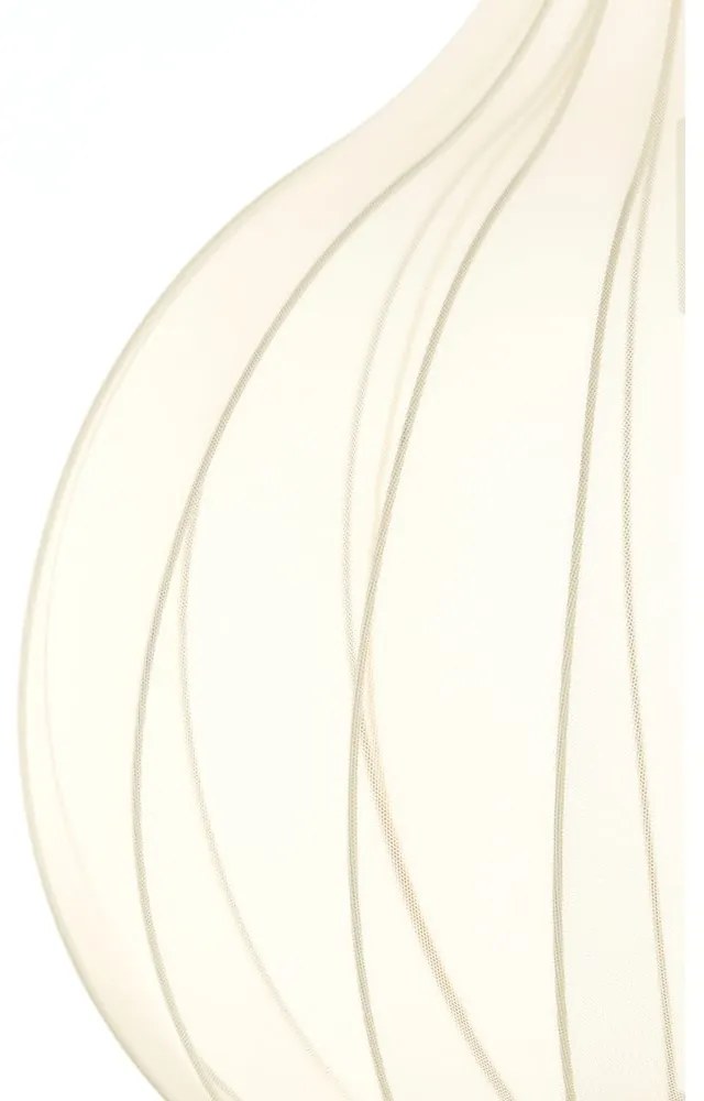 Béžové závesné svietidlo s textilným tienidlom ø 50 cm Elati – Light &amp; Living