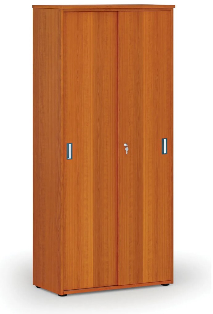Skriňa so zasúvacími dverami PRIMO WOOD, 800 x 420 x 1781 mm, čerešňa