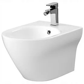 Cersanit Larga Oval, závesný bidet CleanOn, biela, K120-006