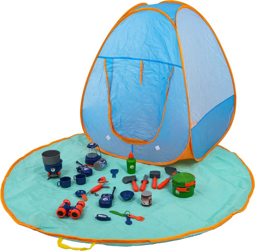 MEGA kempingová súprava so stanom + príslušenstvo ZOG.LY001