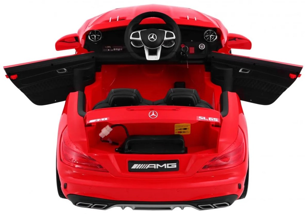 LEAN TOYS ELEKTRICKÉ AUTÍČKO MERCEDES AMG SL65 - NELAKOVANÉ - ČERVENÉ MOTOR 2x35W - BATÉRIA 12V/7Ah - 2023