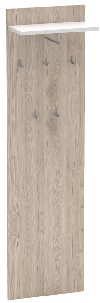 Kondela Vešiakový panel, san remo/biela, RIOMA TYP 19