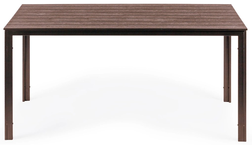 ModernHome Záhradný stôl 156 x 78 cm Hnedý