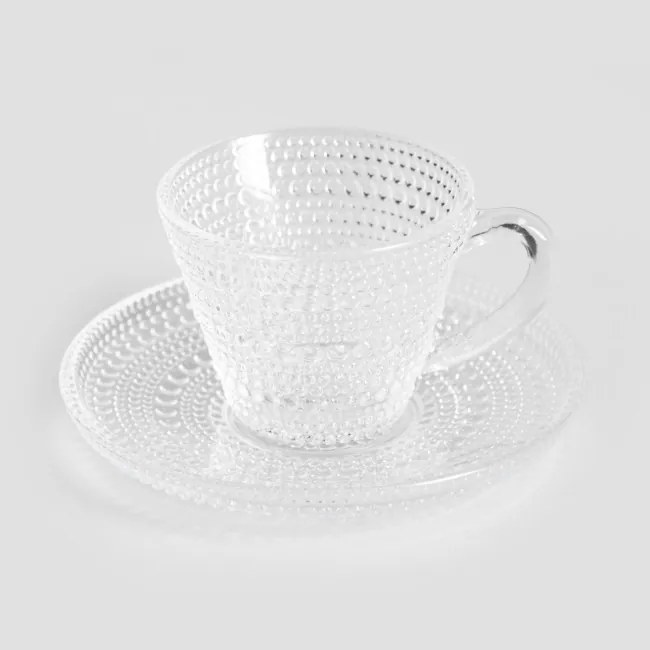 Šálka COUPE s podšálkou, sklenená 747625 85 ml