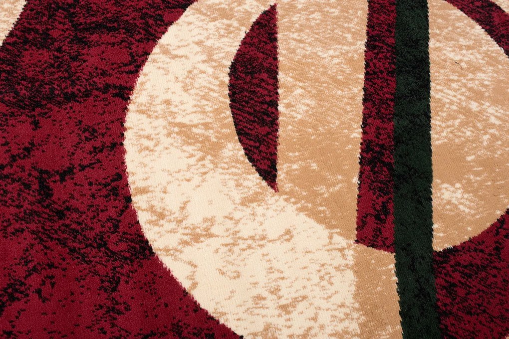 TA Koberec 4959A ČERVENÝ LACNÝ PP BLX Rozmer: 220x300 cm