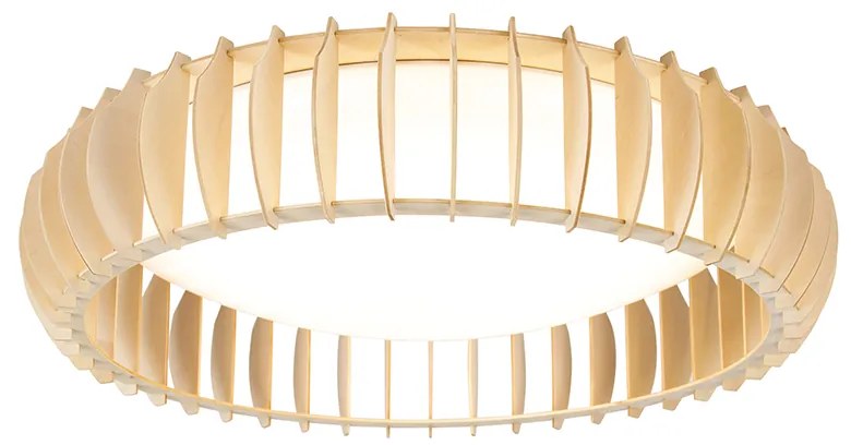 Škandinávske stropné svietidlo béžové 60 cm vrátane LED - Monte
