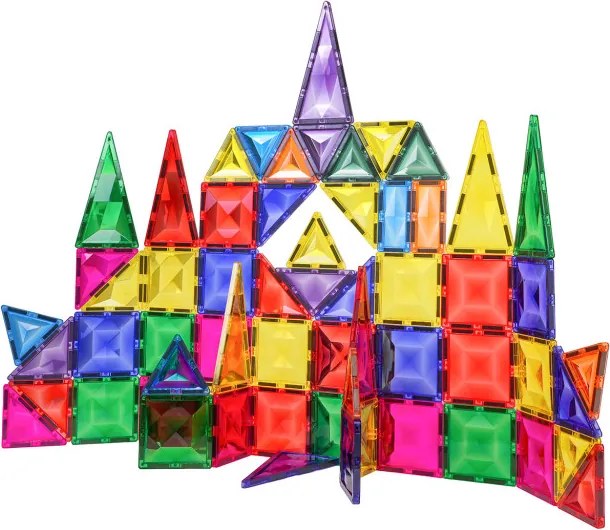 Magnetická stavebnica SUPER MAGNETISM, 67 dielikov