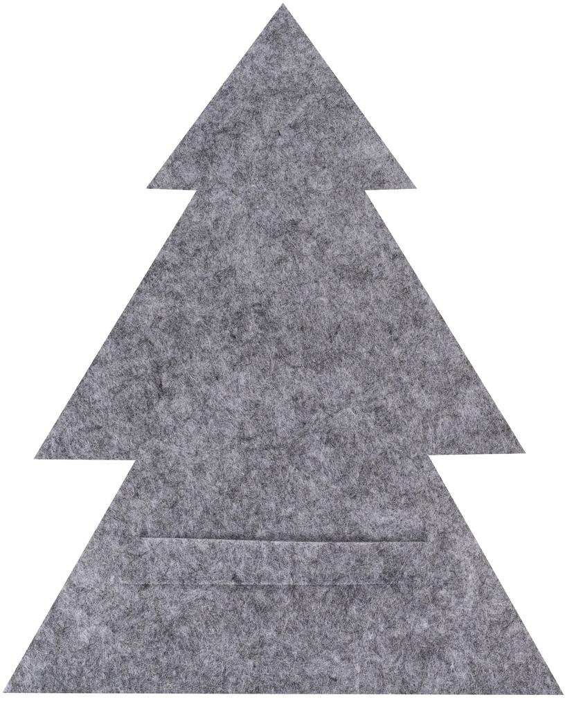 Tutumi, vianočný obal na príbor 6ks KF370-6, šedá, CHR-09516
